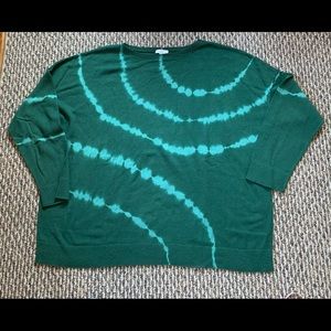 J. Jill, tie dye, pull over sweater, XL